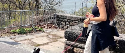 Laura and her dog Jack